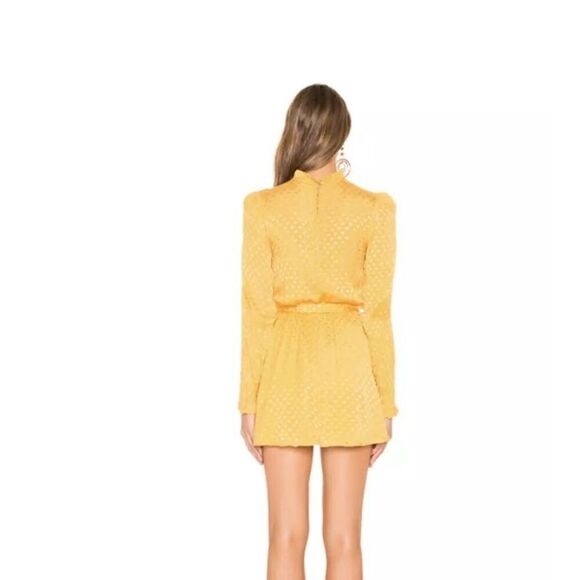 Tularosa Gianna Mini Dress in Mustard Size XS NWT (12-9) - Picture 3 of 9